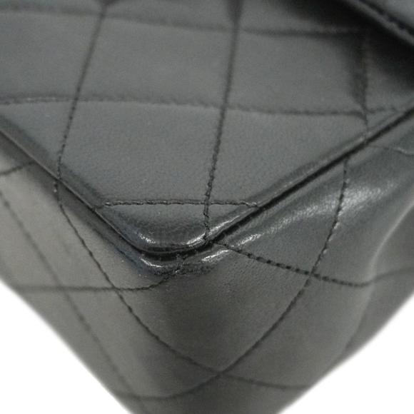 Chanel Shoulder Bag Matelasse Chain Lambskin Black Women's - Picture 7 of 16